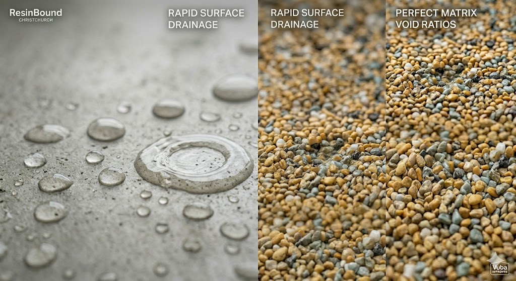 Resin bound driveway finish Christchurch